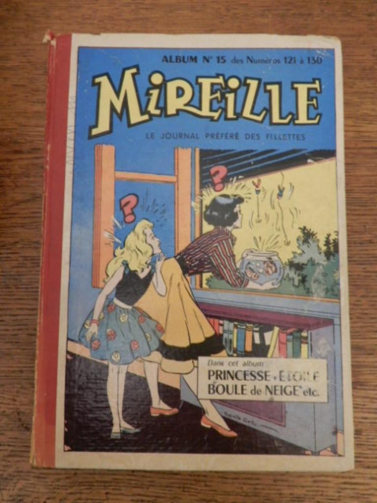 Album BD N15 "Mireille" 1956 numéros 121 à 130, Livres, BD, Plusieurs BD, Enlèvement ou Envoi, Utilisé