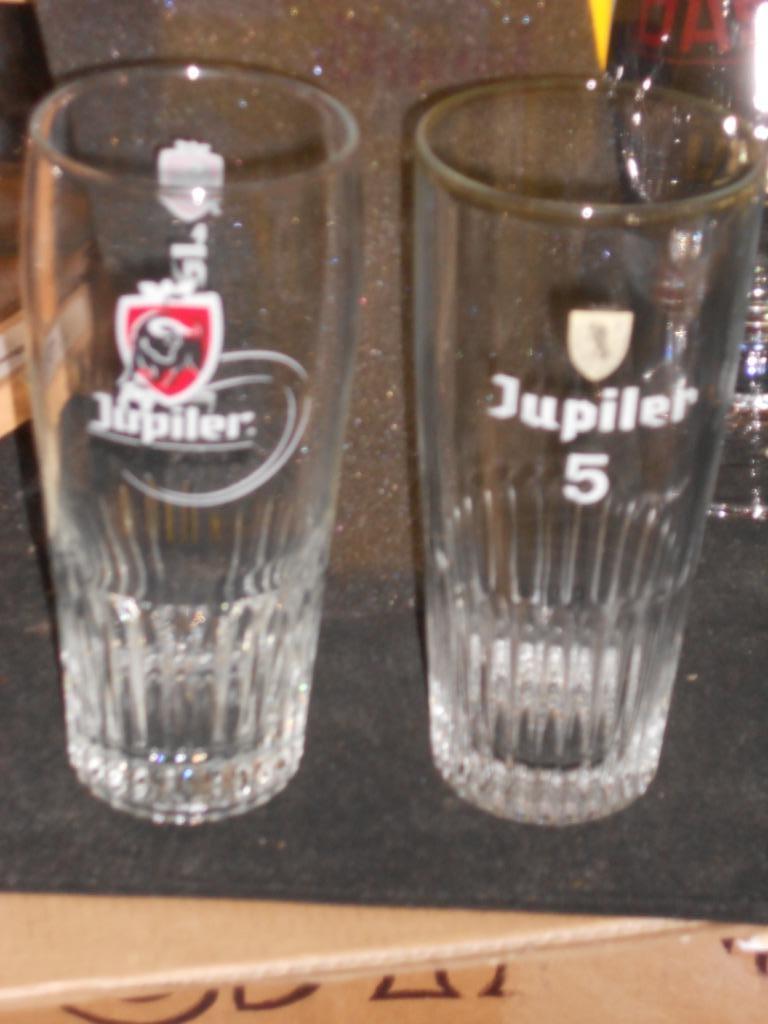 Bierglazen Jupiler 1X Pro League.D 76, Collections, Enlèvement ou Envoi, Comme neuf, Verre ou Verres, Jupiler