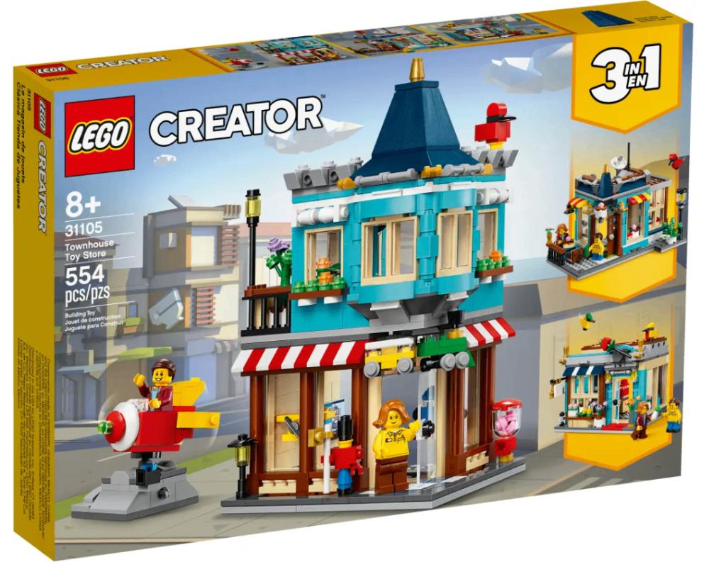 Lego Creator 3/1 Townhouse Toy Store (31105), Ophalen of Verzenden, Gebruikt, Complete set, Lego