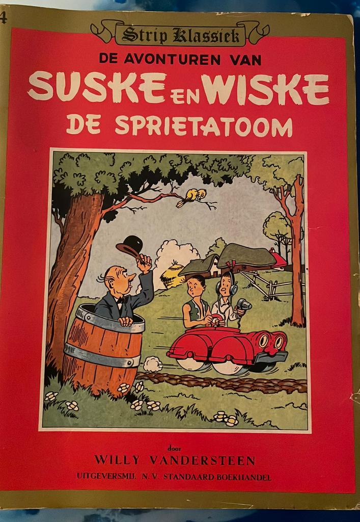 Suske en Wiske / de sprietatoom- strip klassiek 1981, Boeken, Eén stripboek, Ophalen of Verzenden, Gelezen, Willy Vandersteen