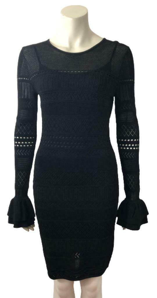 Nikkie jurk - 36 - Nieuw, Kleding | Dames, Jurken, Nieuw, Maat 36 (S), Zwart, Knielengte, Verzenden