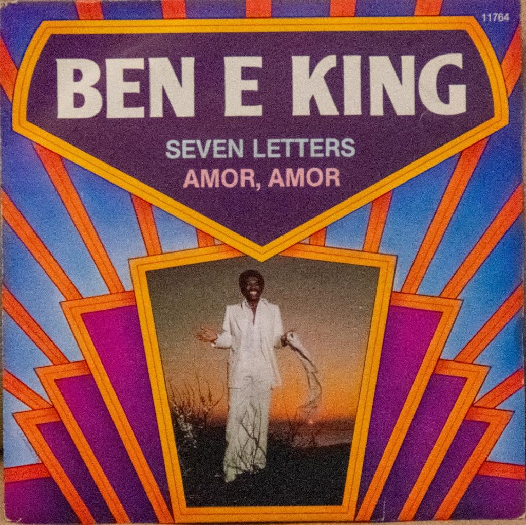 vinyl single Ben E King - Seven letters/Amor, amor, 7 inch, Single, Ophalen of Verzenden, Zo goed als nieuw