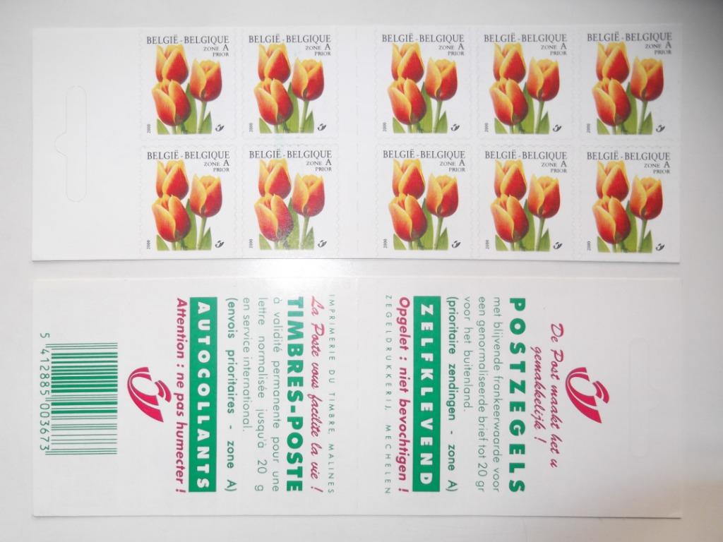B34 tulp Triomf - tulipe Triomphe, Ophalen of Verzenden, Postfris, Frankeerzegel