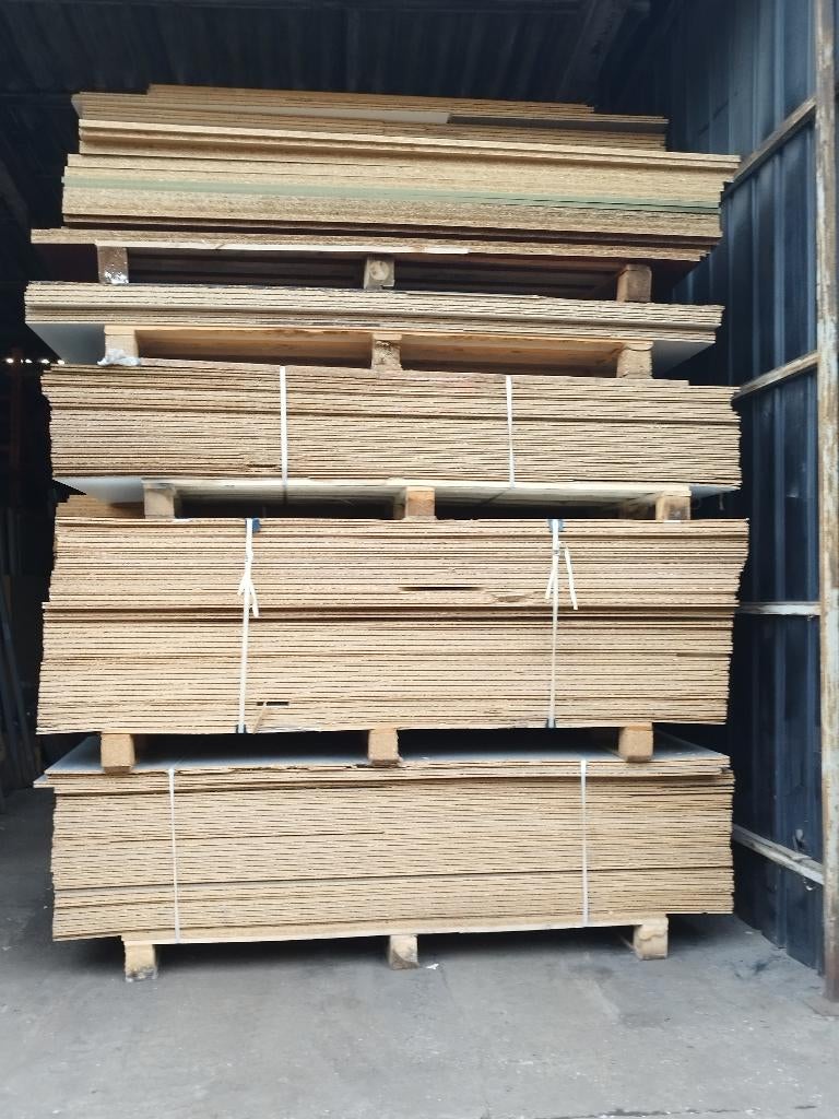 Hout vezelplaat - MDF - meubelplaat - grote voorraad, Doe-het-zelf en Bouw, Platen en Panelen, Gebruikt, Hout, Minder dan 20 mm