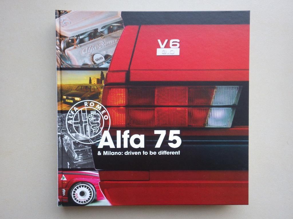 Alfa 75 & Milano Driven to be Different - first edition, Alfa Romeo, Ophalen of Verzenden, Zo goed als nieuw, Zie beschrijving