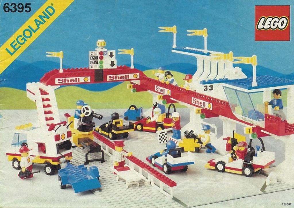 LEGO Classic Town Race 6395 Victory Lap Raceway, Kinderen en Baby's, Speelgoed | Duplo en Lego, Zo goed als nieuw, Lego, Complete set