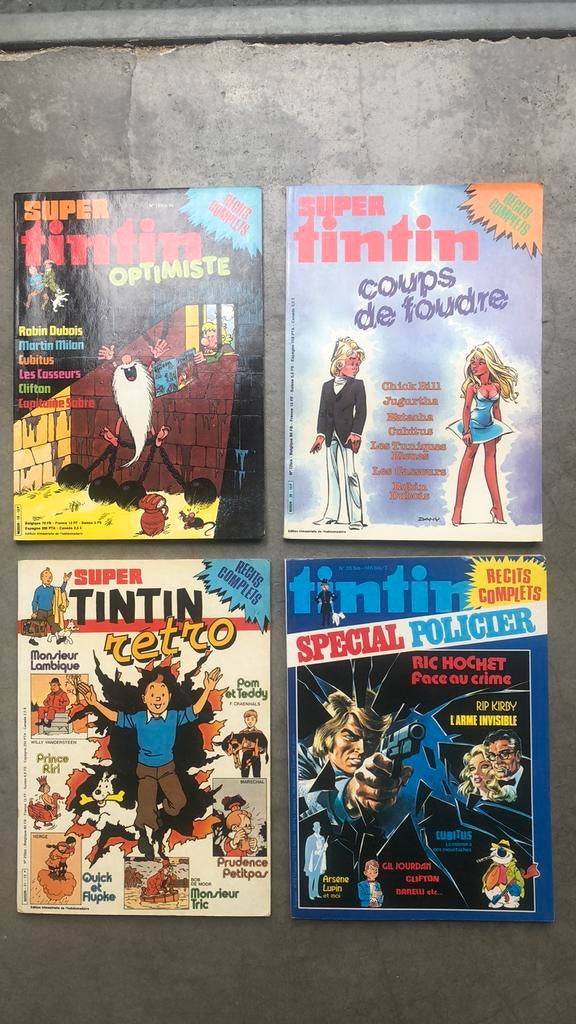 Super Tintin, Enlèvement ou Envoi, Utilisé