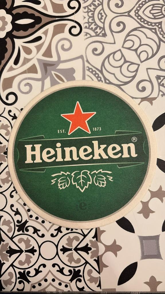 Bierviltje Heineken, Verzamelen, Biermerken, Ophalen of Verzenden, Nieuw, Viltje(s), Heineken