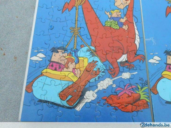 puzzel van the flinstones, Gebruikt