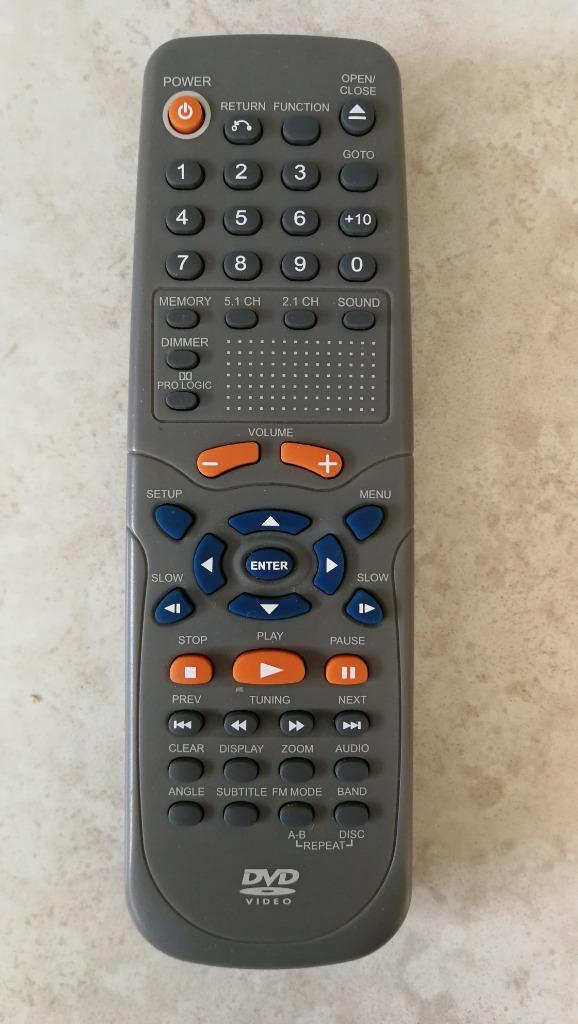Afstandsbediening voor DVD, Ophalen, Zo goed als nieuw, Dvd