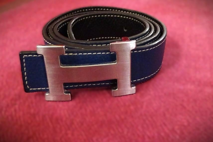 riem Hermès, Ophalen, Overige kleuren, Echt leder, 105 tot 115 cm