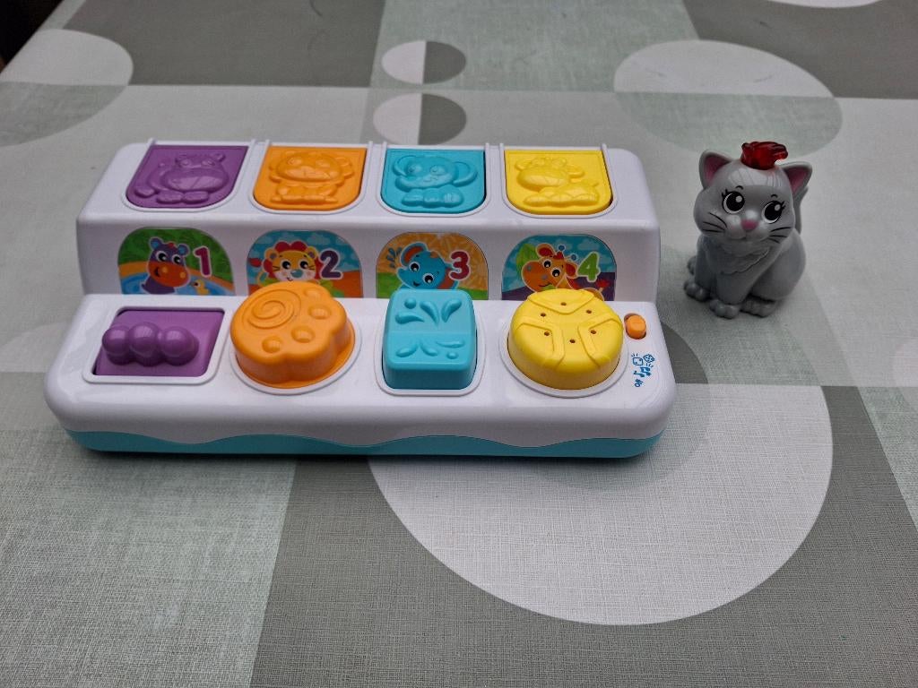 Muzikale piano peuter en poes die zingt, Kinderen en Baby's, Ophalen, Zo goed als nieuw, Ontdekken