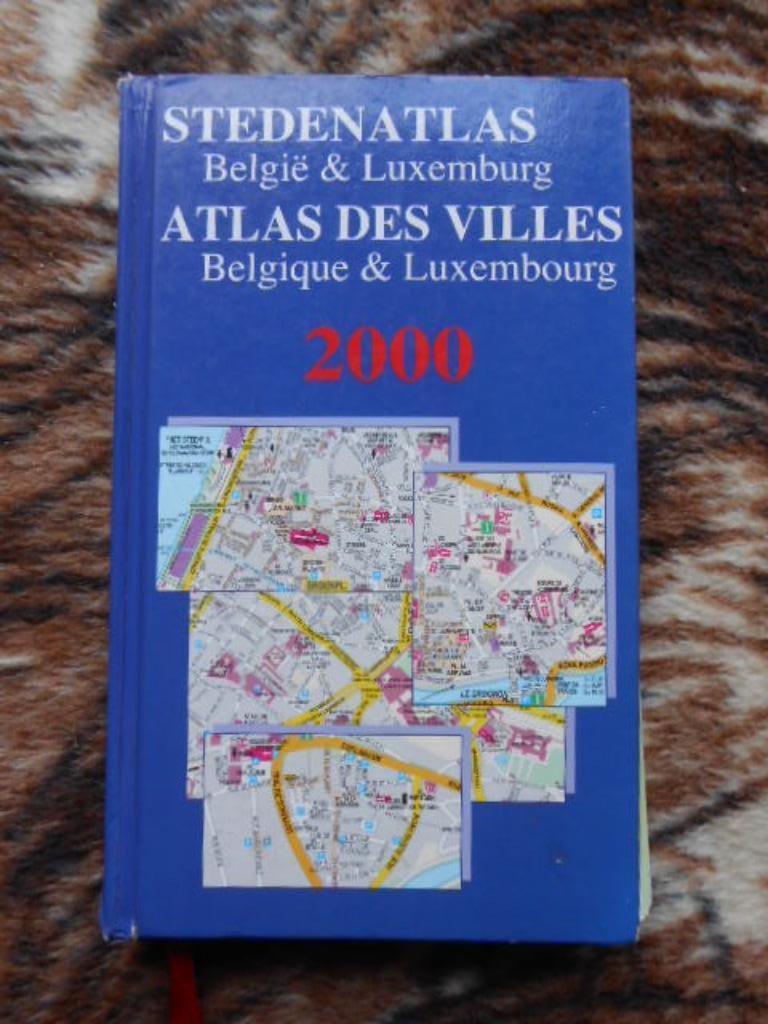 Stedenatlas België & Luxemburg 2000, Gelezen, 2000 tot heden, Ophalen of Verzenden, Landkaart