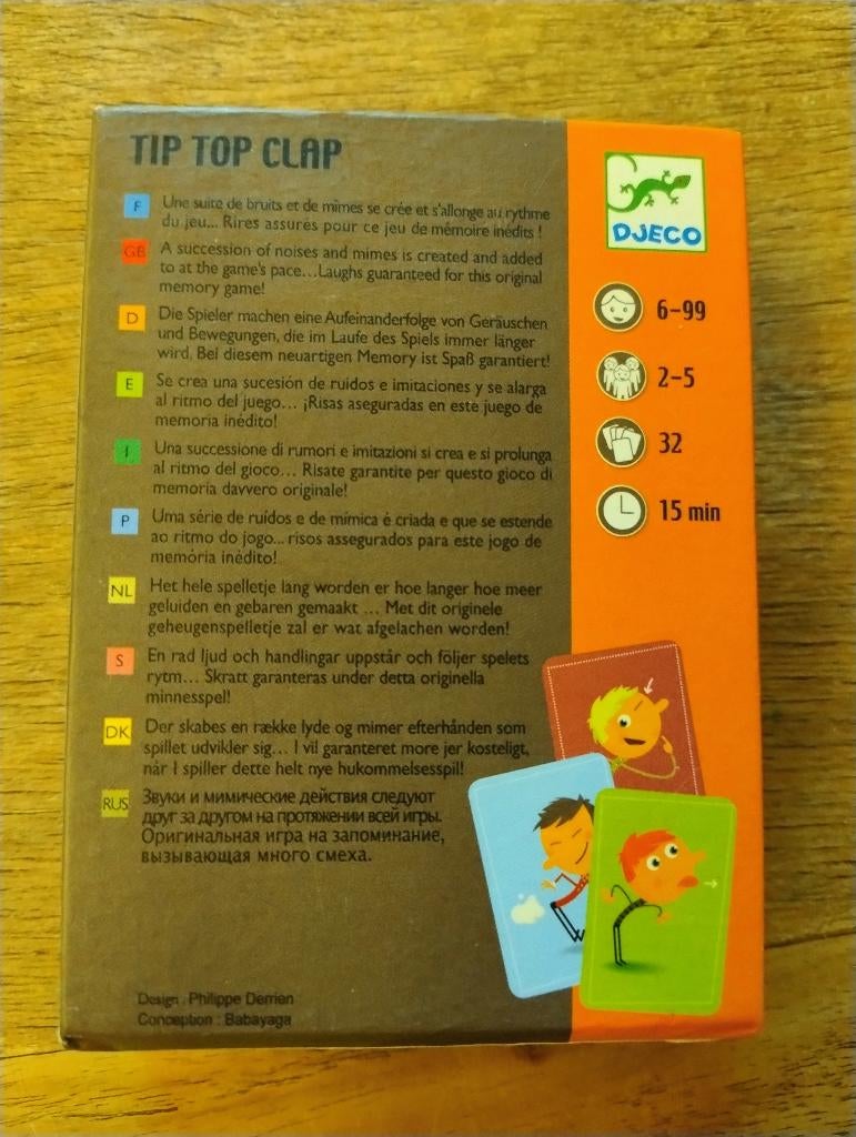 Tip top clap de djeco, Hobby & Loisirs créatifs, Enlèvement ou Envoi, Comme neuf, Djeco