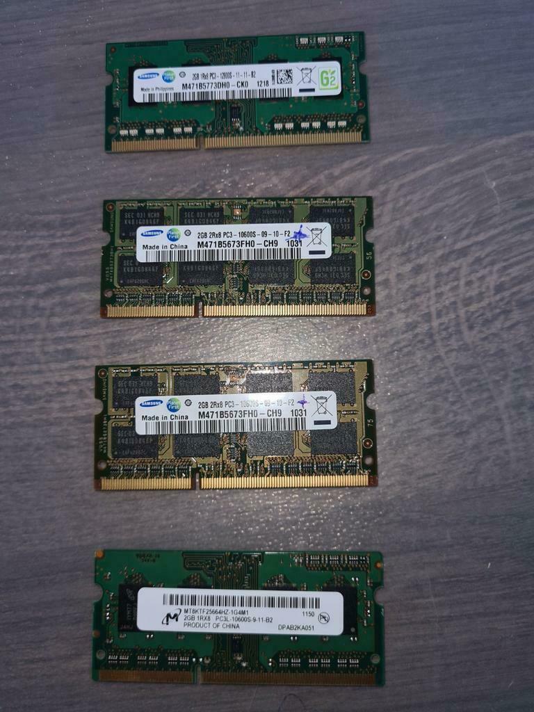 2GB DDR3 SO-DIMM, Enlèvement, Utilisé, DDR3, Laptop