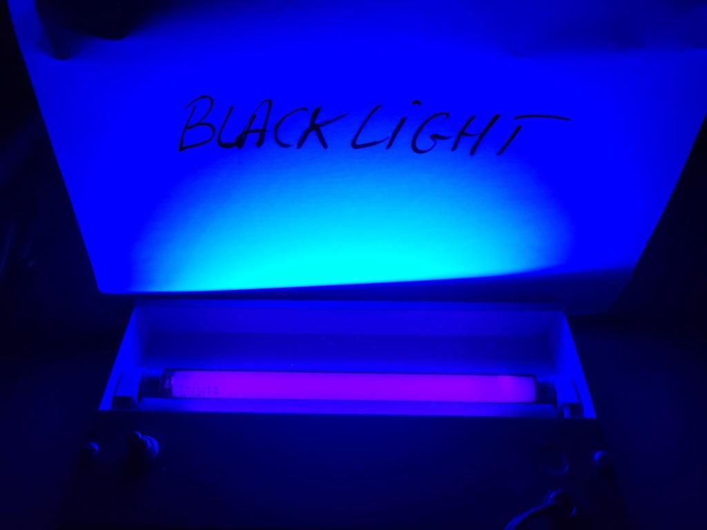 vintage lampe UV - blacklight - lumière "noire", Enlèvement ou Envoi, Utilisé