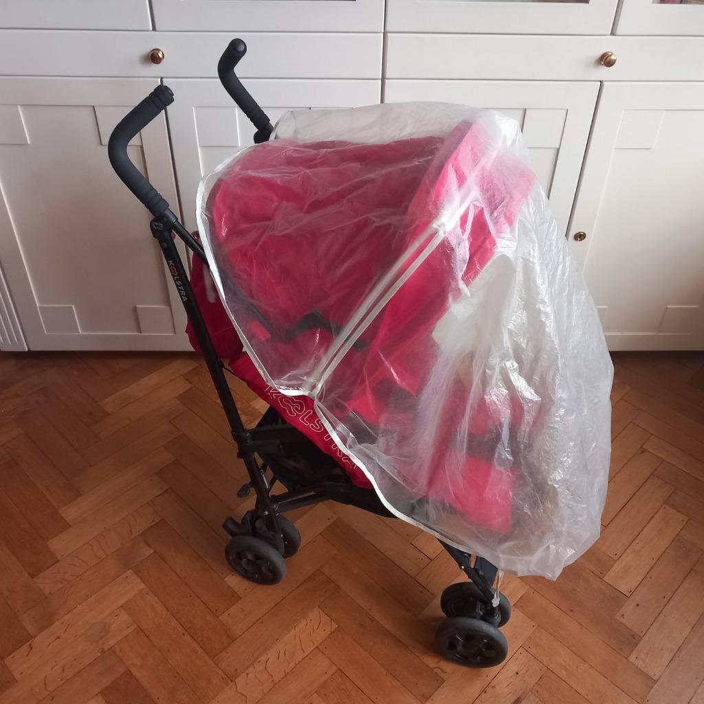 Buggy Koelstra in rood-zwart, Kinderen en Baby's, Buggy's, Ophalen, Gebruikt, Koelstra, Verstelbare rugleuning