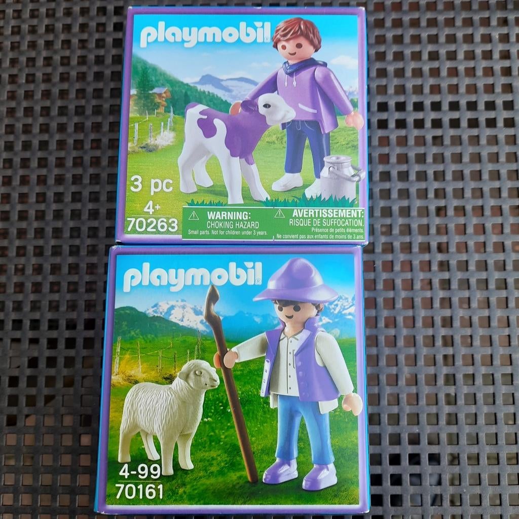 PLAYMOBIL 2 ZELDZAME MILKA figuurtjes *NIEUW*MIB*, Ophalen, Nieuw, Los Playmobil