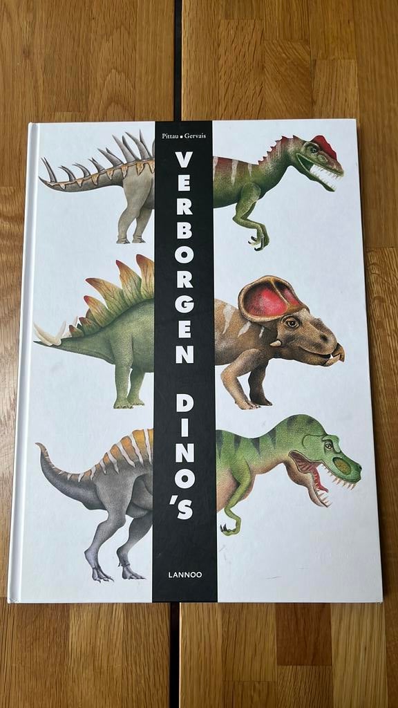 Groot kartonboek dino’s, Enlèvement, Utilisé, Livre à déplier, 5 ou 6 ans