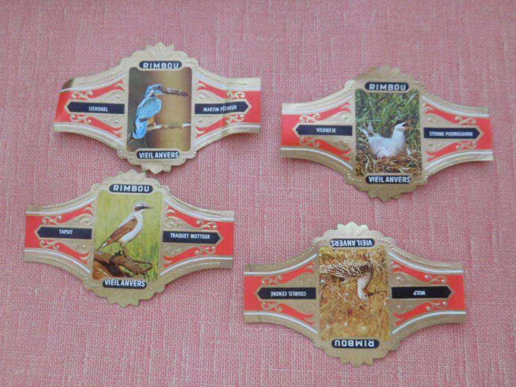 4 grote sigarenbandjes Rimbou-Vieil Anvers, Verzamelen, Ophalen of Verzenden, Zo goed als nieuw