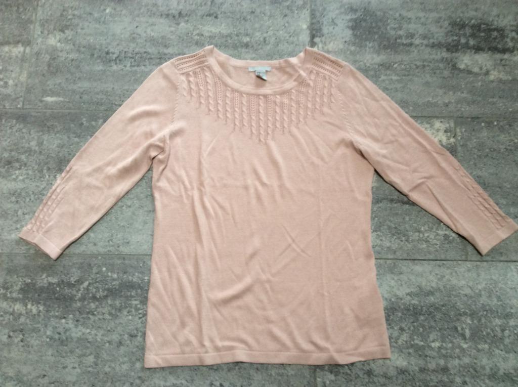 Chandail H&M S/M, Enlèvement ou Envoi, Rose, Comme neuf, Taille 38/40 (M)