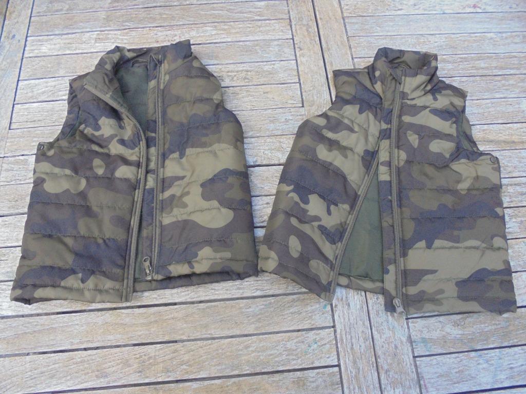 bodywarmer leger camouflage maat 98, Ophalen of Verzenden, Zo goed als nieuw, Jongen, Trui of Vest