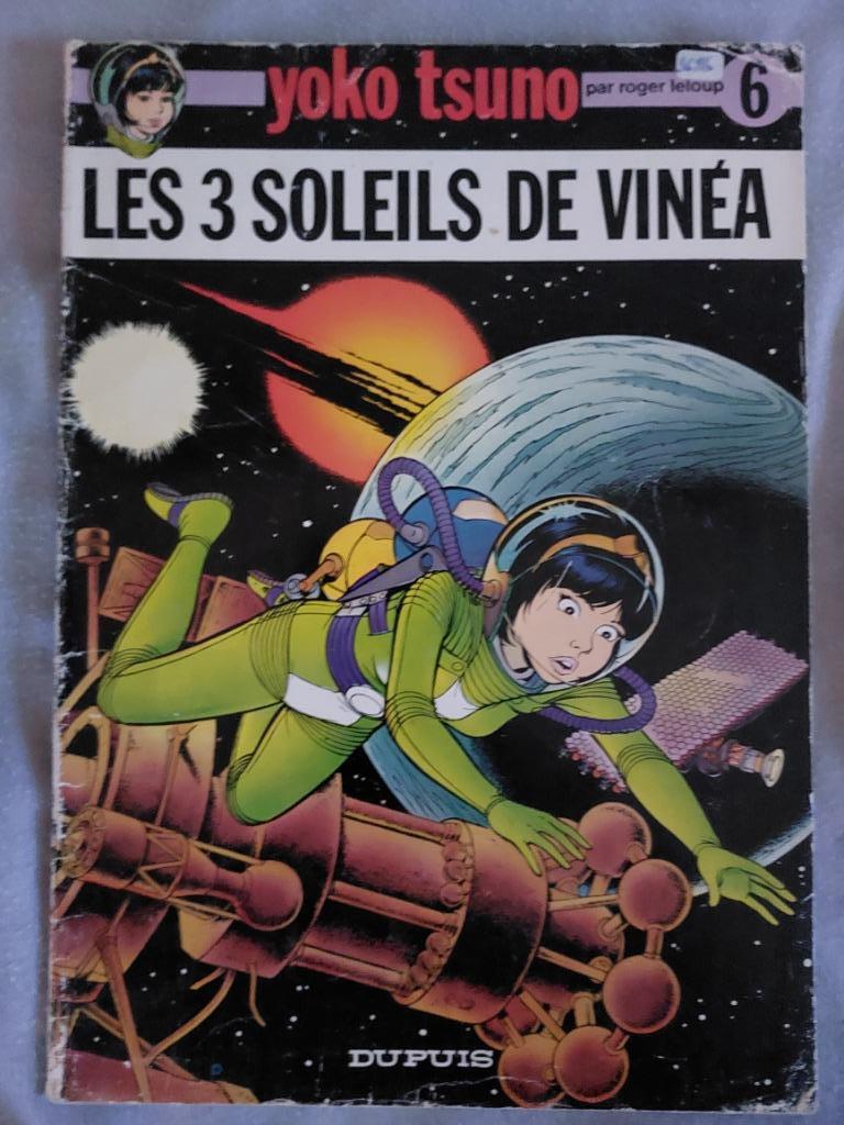 Yoko Tsuno T.6 Les 3 soleils de Vinéa - Réédition (1977) - M, Une BD, Enlèvement ou Envoi, Utilisé