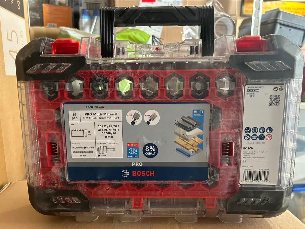 [Neuf] Bosch Pro - Coffret scies-cloches 14 pièces -, Enlèvement, Neuf