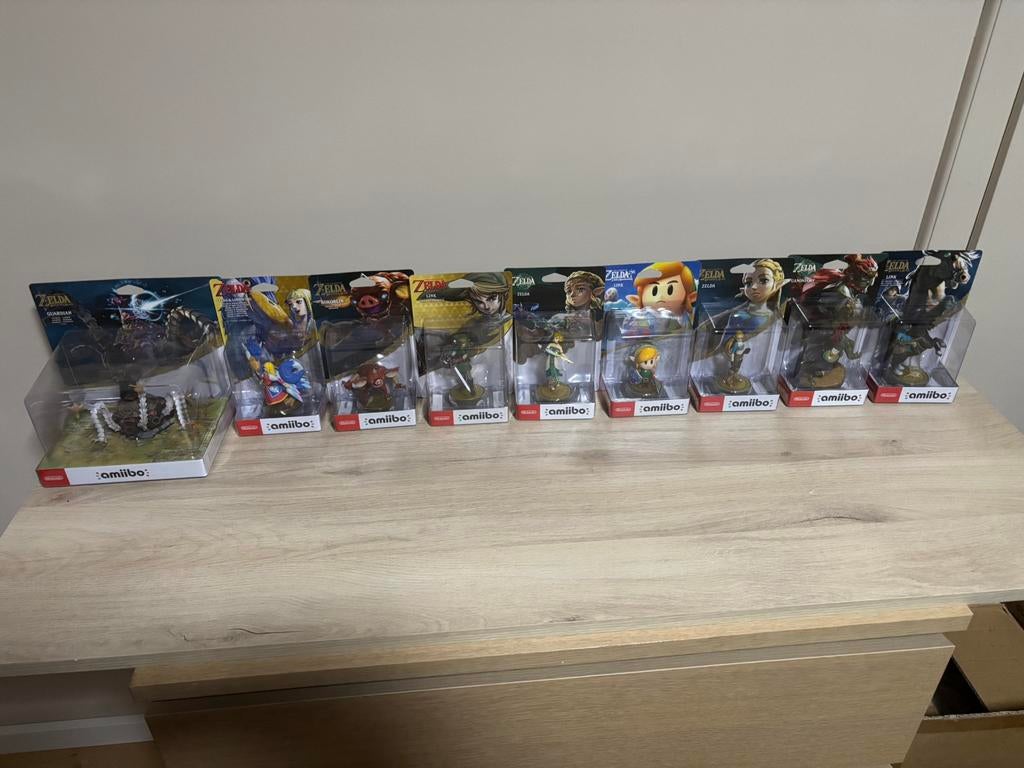 Amiibo zelda volledige reeks, Games en Spelcomputers, Ophalen of Verzenden, Nieuw