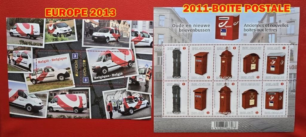2011-2013 LA POSTE-2 FEUILLETS OU 16 X 1.53 €, Enlèvement ou Envoi