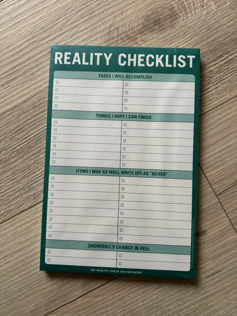 To do list neuve, Divers, Cahiers de notes, Neuf