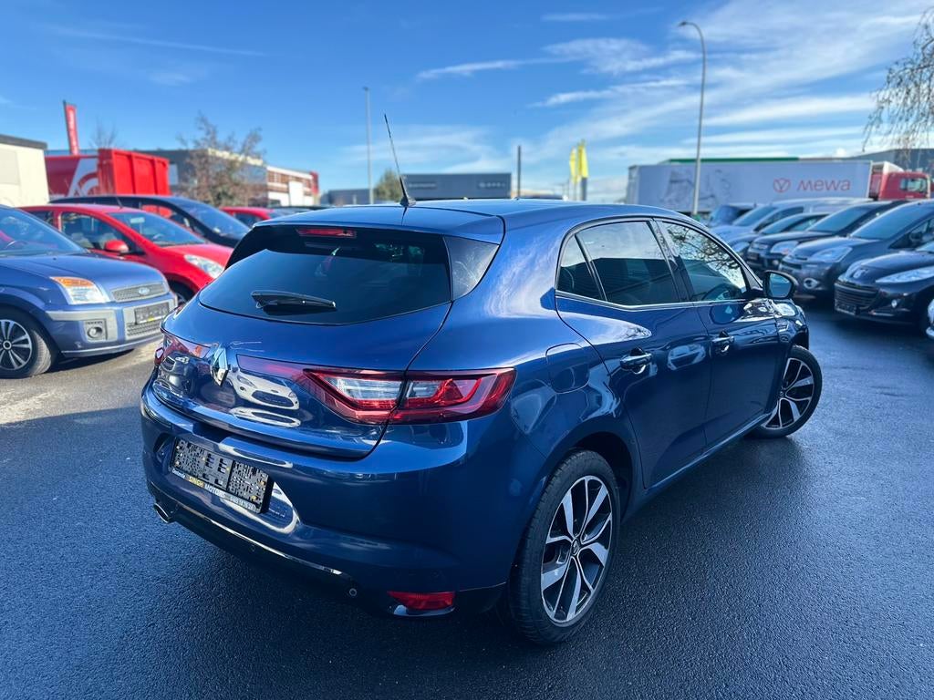 Renault Megane 1.33TCe | Gps | Camera | Cruise | Bose |, Auto's, Euro 6, Blauw, Leder en Stof, 5 deurs