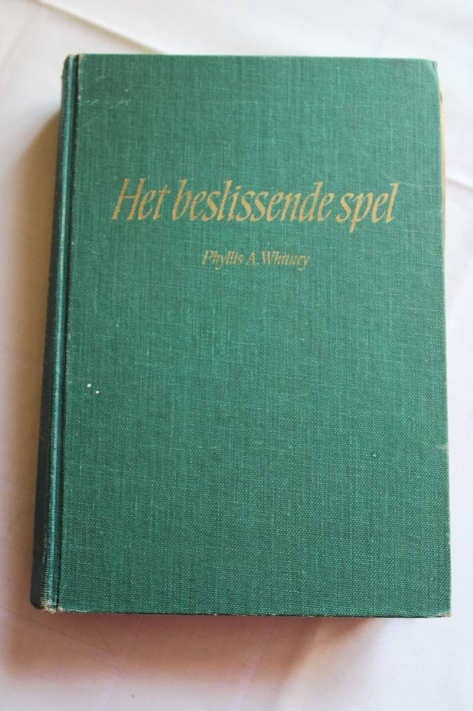 Phyllis A. Whitney - Het beslissende spel, Livres, Romans, Utilisé, Belgique, Enlèvement ou Envoi