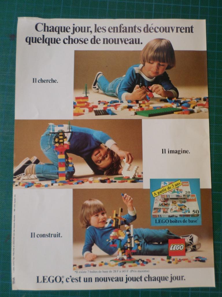 Lego - publicité papier - 1980, Ophalen of Verzenden, Gebruikt, Overige typen
