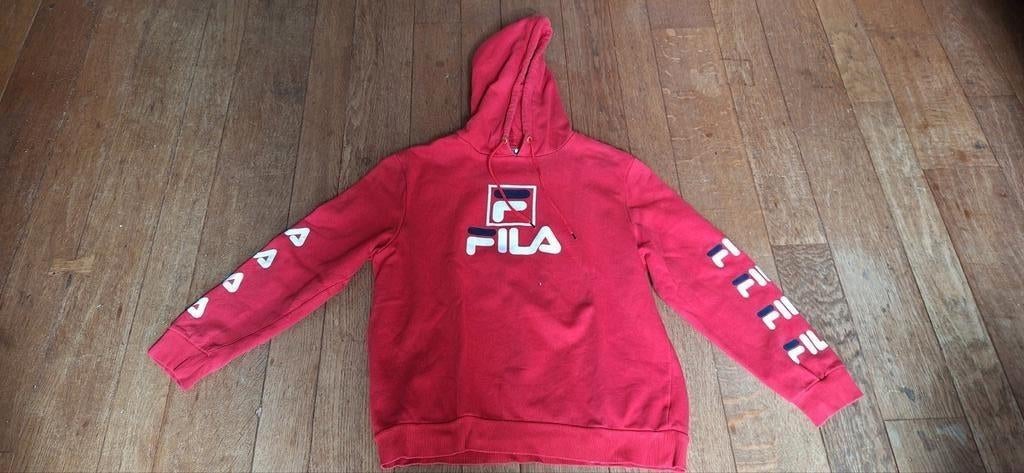 Rode sweater Fila maat XL/16., Ophalen, Maat 56/58 (XL), Fila, Gedragen
