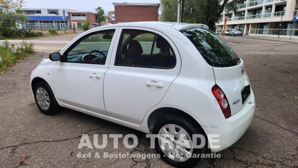 Micra | 1ste Eig. | LEZ OK | Keuring + garantie, Auto's, Nissan, Voorwielaandrijving, Stof, 4 cilinders, Wit