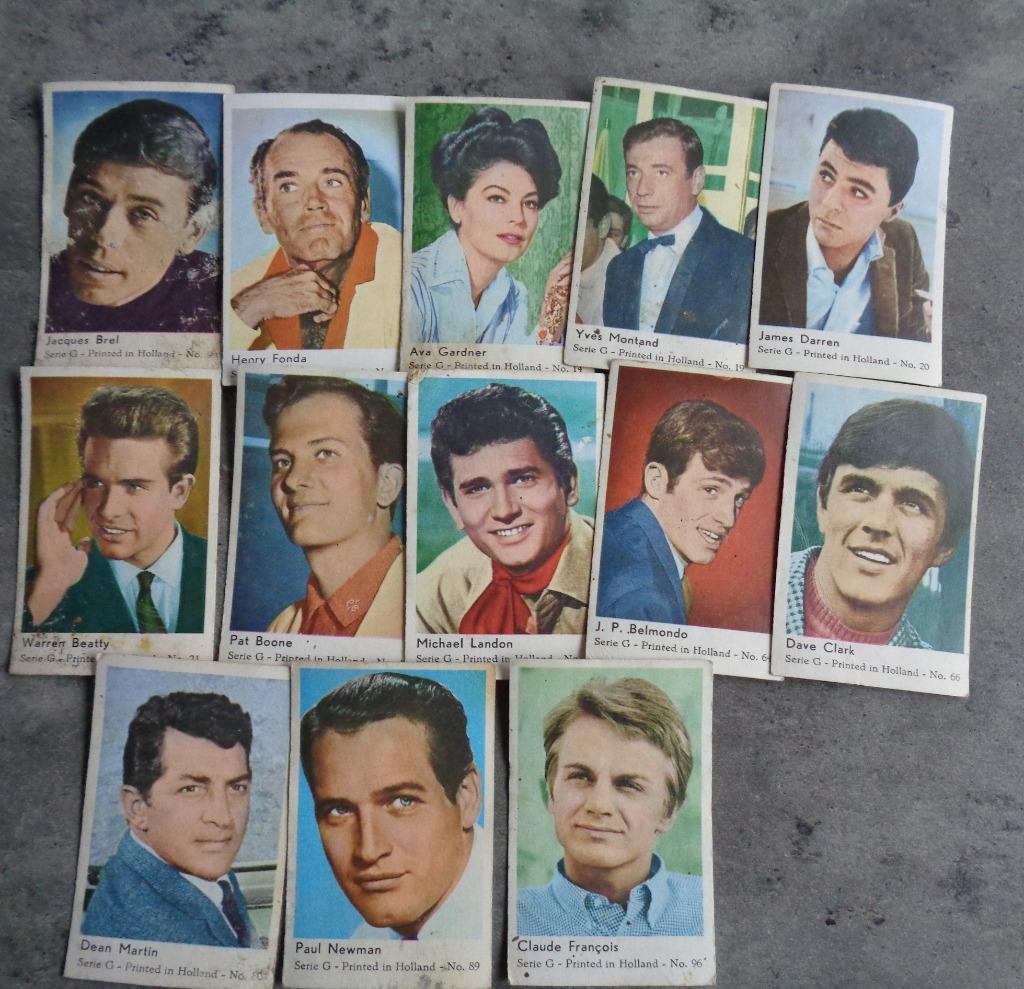 MAPLE LEAF GUM stars du cinéma des années 1950/60 " SÉRIE G, Enlèvement ou Envoi