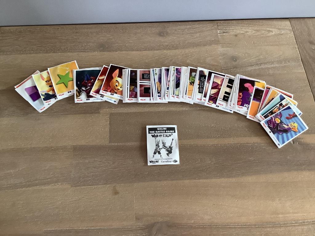 Cartes images d’album Walibi The battle game Carrefour, Autres supermarchés, Enlèvement ou Envoi