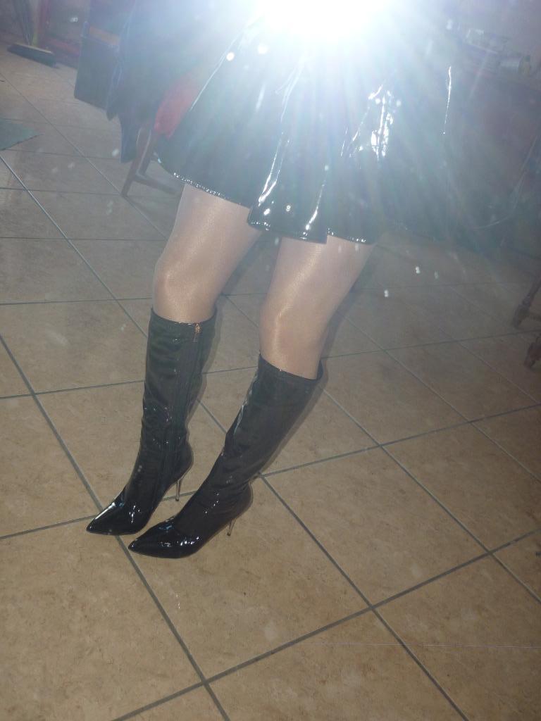 laarzen😍, Kleding | Dames, Hoge laarzen, Verzenden, Zwart, Zo goed als nieuw