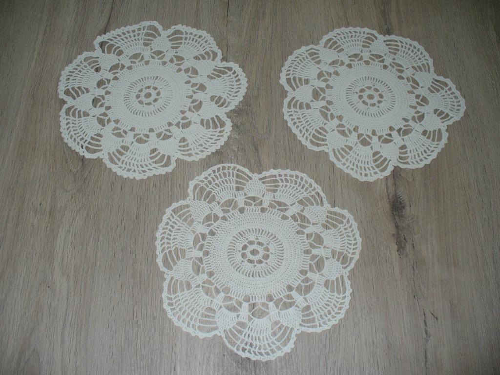 Set 3 sierlapjes, Ophalen of Verzenden
