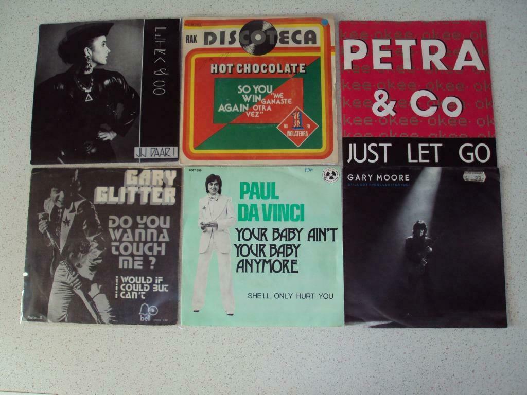 Lot 26 van 6 Singeltjes van "Hot Chocolat, Gary Glitter, Ophalen of Verzenden, 7 inch, Pop, Single