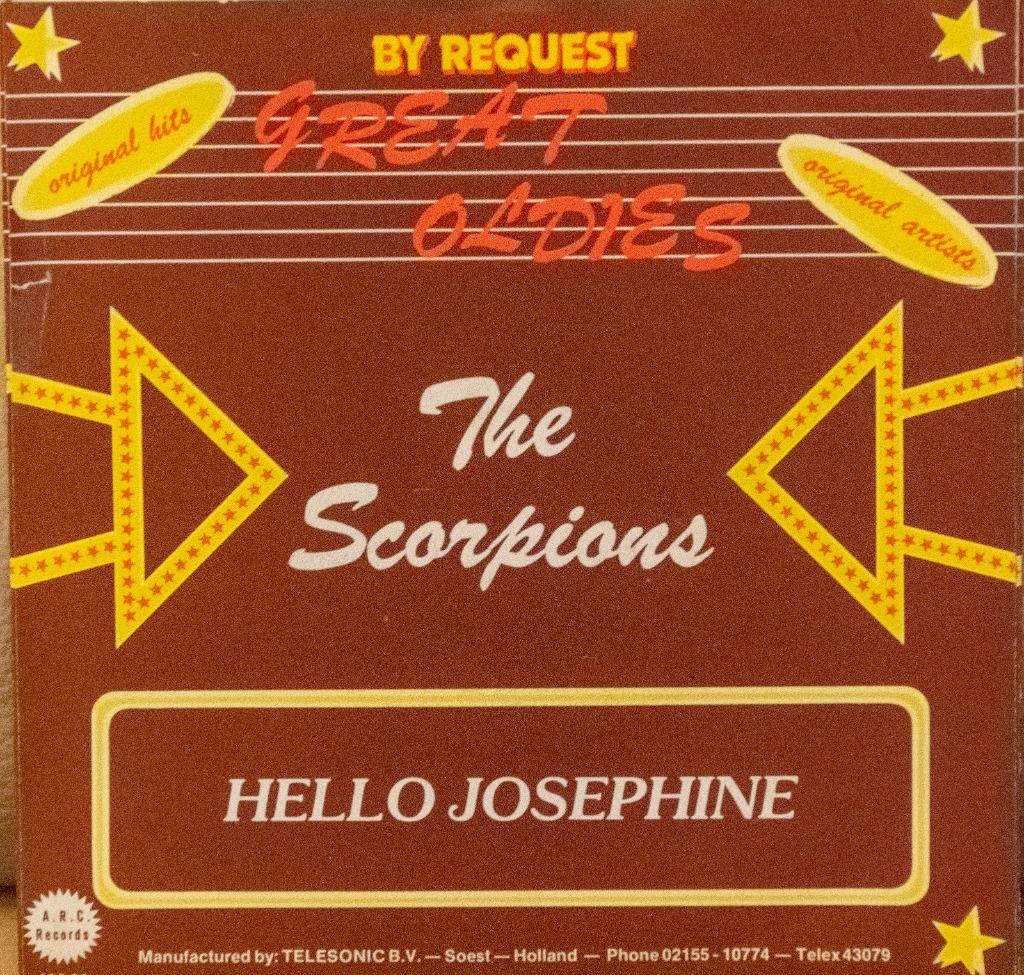 vinyl single The Scorpions - Hello Josephine, Cd's en Dvd's, Vinyl Singles, Zo goed als nieuw, Single, Pop, 7 inch, Ophalen of Verzenden