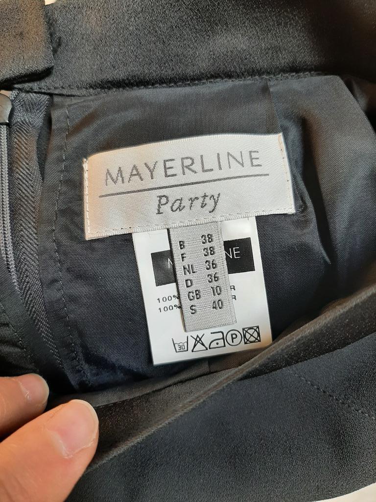 Zwart rokje Mayerline Party mt 38, Neuf, Taille 38/40 (M), Au-dessus du genou, Enlèvement