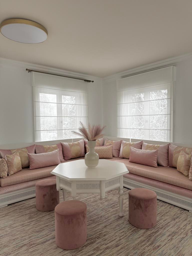 Salon marocain complet, Maison & Meubles, Canapés | Coins salons complets, Enlèvement, Comme neuf, Tissus
