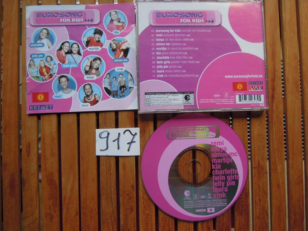 CD Eurosong for kids met tekstbundel 2003, Cd's en Dvd's, Ophalen of Verzenden, Zo goed als nieuw