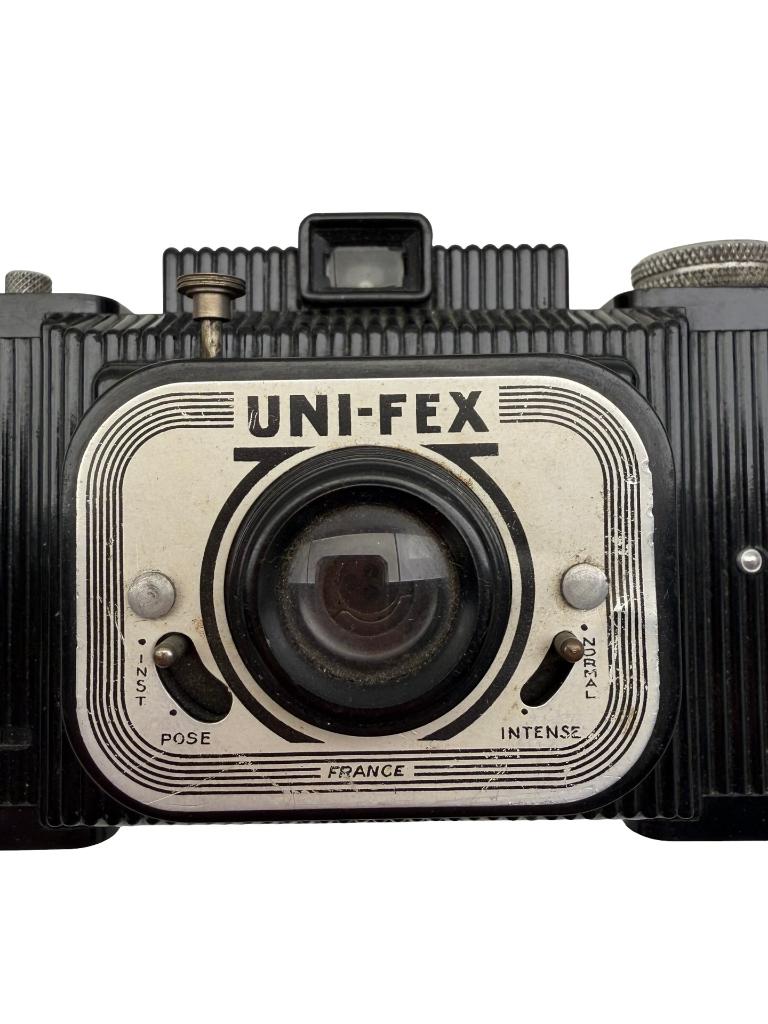 Appareil photo Fex Uni-Fex 6x9 bakélite – France 1950, Enlèvement ou Envoi, Appareils photo, /, /