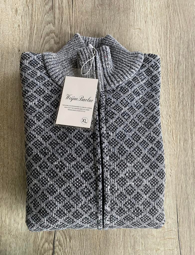 Remy luxueuze gebreide trui, Ophalen, Remy, Grijs, Maat 56/58 (XL)