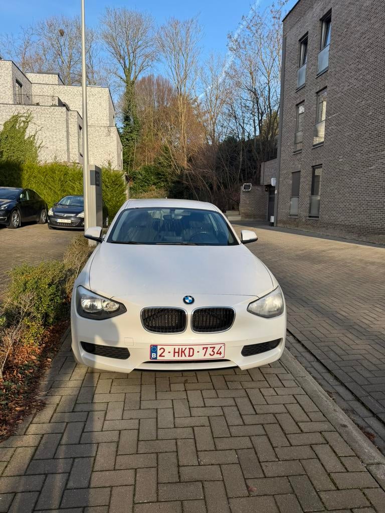 Bmw 114i 2013, Auto's, Zwart, Wit, Handgeschakeld, Particulier