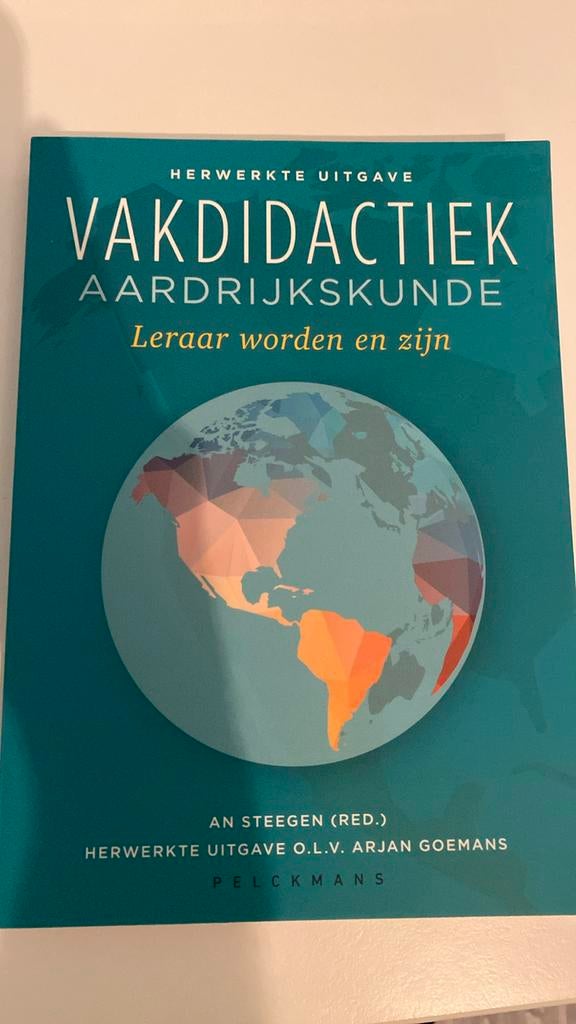 An Steegen - Vakdidactiek aardrijkskunde, Enlèvement, Neuf, An Steegen