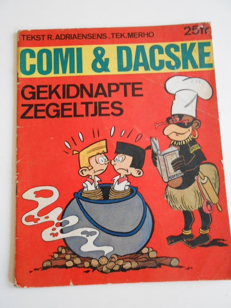 Comi & Dacske ; gekidnapte zegeltjes. 1ste druk, Boeken, Stripverhalen, Ophalen of Verzenden